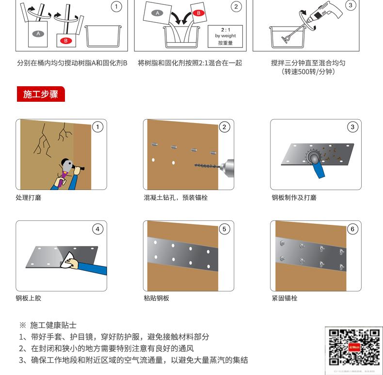 包钢肥东粘钢加固施工过程